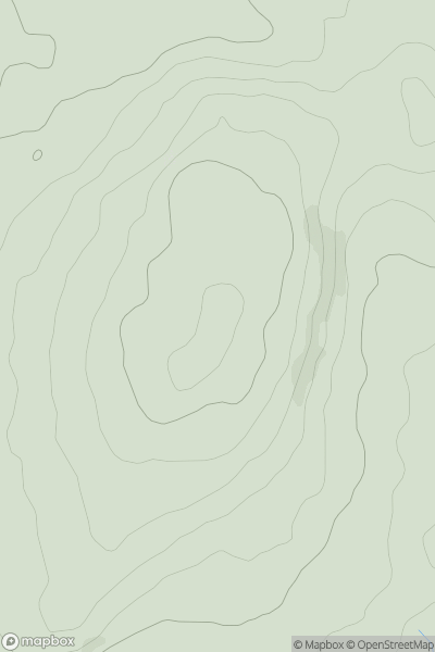 Thumbnail image for Pen y Bryn [Carmarthen to Vale of Neath] showing contour plot for surrounding peak